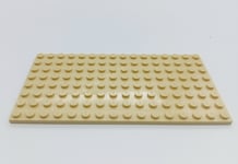 LEGO 8x16 TAN  Base Plate Baseplate - 8x16 STUDS (PINS)  - Brand New