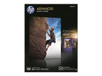 HP Advanced Glossy Photo Paper - Papier photo brillant - 130 x 180 mm 25 feuille(s) - pour Deskjet 2050 J510; Officejet 6000 E609; PageWide MFP 377; PageWide Pro 452