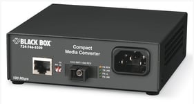 Black box BLACK BOX COMPACT 100 WDM CONVERTER - (1) MBPS RJ45, 100BASEFX SSF SM SC 1310TX/1550RX, 40KM, WDM, SC, AC (LHC5132A-R3)