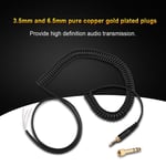 1 Meter Earphones Audio Spring Wire Coil Cable For Beyerdynamic 770/ 770Pro