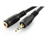 Cablexpert | Ljudförlängningskabel | Man | Minitelefon stereo 3,5 mm | Minitelefon stereo 3,5 mm | Svart | 5 m