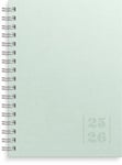 Kalender 2025-2026 Senator A6 Textile grön