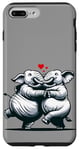 iPhone 7 Plus/8 Plus Ballroom Dancing White Elephant Couple in Love Case
