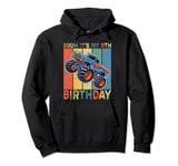 Bruh It Is My 9th Birthday Boy Monster Truck Car Party Day Pullover Hoodie