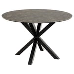 Urban Fusion Collection - Verdun Matbord 75x119x119 cm Keramik Svart