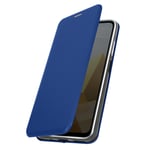 Folio Case for Xiaomi Poco M5 Card-holder Video Stand Blue