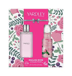 Yardley London English Rose EDT & Mist Set Gift box - Gifts for Women - Chris...