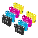 Non-OEM CMYK Inks Compatible with Epson XP215 XP225 XP202 XP102