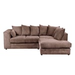 Dylan Jumbo Cord Fabric Right Hand Corner Sofa