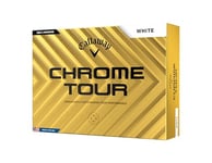 Callaway Golf Chrome Tour Premium Golf Ball 2024, White