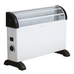 2KW Convection Heater Electric Convector Radiator 3 Heat Setting 750/1250/2000W