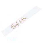 Bride To Be Sash Roséguld