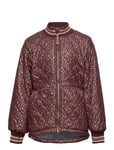 Duvet Jacket Glitter W Fleece Patterned Mikk-line