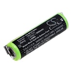 TECHTEK Batteries Compatible avec [Moser] Easy Style 1881, ChroMini 1591, ChroMini 1591B, ChroMini 1591Q, pour [Wella] ECO XS Profi, Profi XS, Tonde Eco S, Xpert HS50 remplace 1590-7291, pour 185 FBA