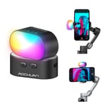 RGB Magnetisk Fill Ljus för Gimbal LED Video Fotografi Ljus 3 Ljusstyrka och 7 Färg Justering