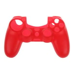 OSTENT Protective Silicone Gel Soft Case Cover Pouch Sleeve Compatible for Sony PS4 Controller - Color Red