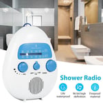 Powered Bathroom FM/AM Radio Music Speaker Shower Radio Built-In Speaker