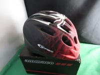 Spider Bike Helmet Spiderman Style Kids Boys Bike Skate Scoot 52-56cm Red