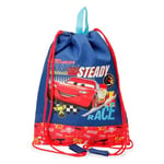 Joumma Disney Cars Lets Race Snack Bag Red 27x34cm Polyester L, red, Snack Bag