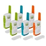 6 x Motorola TALKABOUT T42 6 Pack Two-Way Radios Childrens PMR 446 Compact
