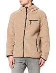Brandit Teddyfleece Worker Jacket, Camel, XL