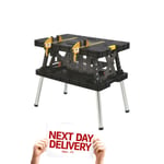 Keter Pro Series Portable Folding Work Table Bench Collapasable Holds 453Kg
