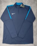 Nike Dry Top Mens XL Navy Blue Dri-Fit Golf Training 1/4 Zip Long Sleeve Casual