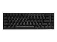 Ducky One 2 SF - Tastatur - bakgrunnsbelyst - USB-C - Sveitsisk - tastsvitsj: CHERRY MX RGB Brown - svart