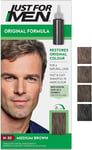 Just for men Original Formula Medium Brown Hair Dye, Restores Original Colour a