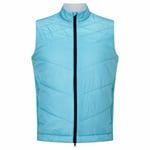 Callaway Golf Mens Chev Puffer Vest Delphinium Blue Med