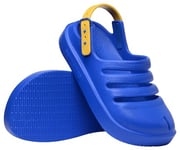 Havaianas Boy's Unisex Kids Clog Sandal, Star Blue/Yellow Gold, 12/13 UK Child