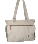 New Vintage LACOSTE L75  Military Style Shoulder TOTE BAG New Casual 11 Grey