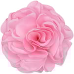 Tyg Stor Ros Blomma Brosch Blom Brosch ROSA pink