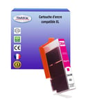 Cartouche compatible avec HP PhotoSmart B010a, B010a CN255B, B109, B109a, B109d remplace HP 364XL ( CB324EE ) - Magenta - T3AZUR
