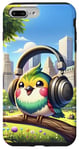 iPhone 7 Plus/8 Plus Kawaii Bird Headphones: The Bird's Playlist Case