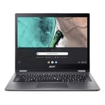 Acer Chromebook Spin 13 CP713-1WN-P338 - Conception inclinable - Intel Pentium Gold - 4417U / 2.3 GHz - Chrome OS - HD Graphics 610 - 8 Go RAM - 32 Go eMMC - 13.5" IPS écran tactile 2256 x 1504 - Wi-Fi 5 - gris acier - clavier : Français