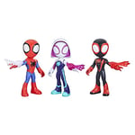 Marvel Spidey and His Amazing Friends, multipack de figurines géantes de héros, 3 grandes figurines, dès 3 ans