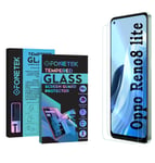 2x TEMPERED GLASS Clear Screen Protector LCD Guard Cover for OPPO Reno8 Lite 5G