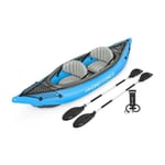Kayak gonflable - BESTWAY - Cove Champion X2 Hydro-Force - 331x88cm - 2 places - 180kg max - 2 pagaies, 2 ailerons amovibles +