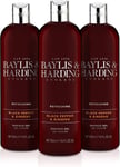 Baylis & Harding Black Pepper & Ginseng Moisturising Shower Gel for Men, 500 Ml 