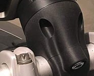 Support pour guidon de 20-22, 28-29, 32-33 mm noir compatible avec Tomtom Rider 410/450/550