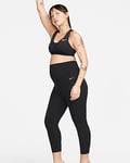 Nike Zenvy (M) Women's Gentle-Support High-Waisted 7/8 Leggings with Pockets (Maternity)