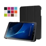 Läderfodral för Samsung Galaxy Tab A 10.1 (2016) - Svart Svart