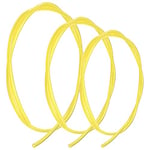 cyclingcolors 3x durite essence jaune translucide : 1x 2mm x 3.5mm + 1x 2.5mm x 5mm + 1x 3mm x 5mm tuyau carburant débroussailleuse tronçonneuse tondeuse souffleur coupe bordure taille haie