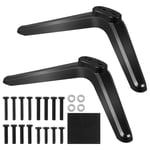 2pcs Universal TV Base Stand for 32-65 Inch Screens with Screws