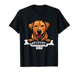 Labrador Dad Foxred Lab Redfox Labrador Retriever Fox Red T-Shirt