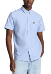 Lyle & Scott Short Sleeve Oxford Shirt Blå