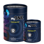 MyONE Custom Fit™ Regular Soft Condoms 51 53 55 mm Width Classic Size condoms