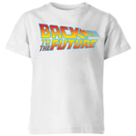 Back To The Future Classic Logo Kids' T-Shirt - White - 3-4 Years - White