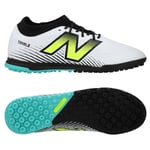 New Balance Tekela V4 Magique Tf - Vit/lila/neon - Turf (Tf), storlek 40½
